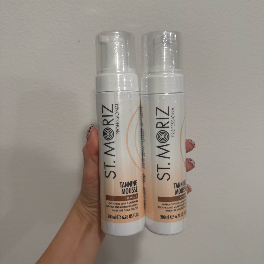 St. Moriz Professional Tanning Mousse Medium 200 ml Pack of 2